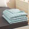 Lit d'été matelassé simple et double, léger, noyau de couette imprimé, climatisation, couette double, queen size, couette fine à carreaux