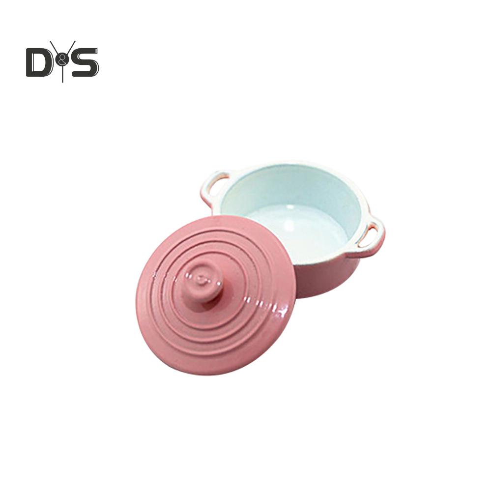 Fancytoy Market Miniatur-Suppentopf in Bonbonfarben, Puppenhaus-Zubehör, Geschenk, Saucenpfanne, Spielzeug