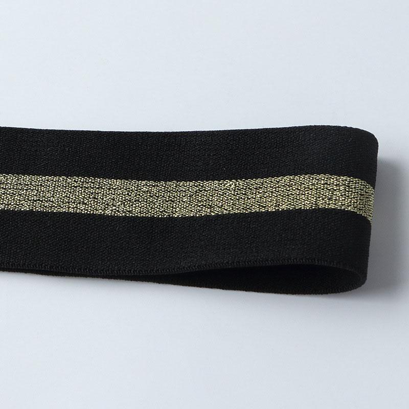 Bande elastiche a righe da 1/3/5 metri Spesse Alta Elasticità Maglia Elastica per Fai da Te Cintura Gonna Accessori da Cucito 40mm