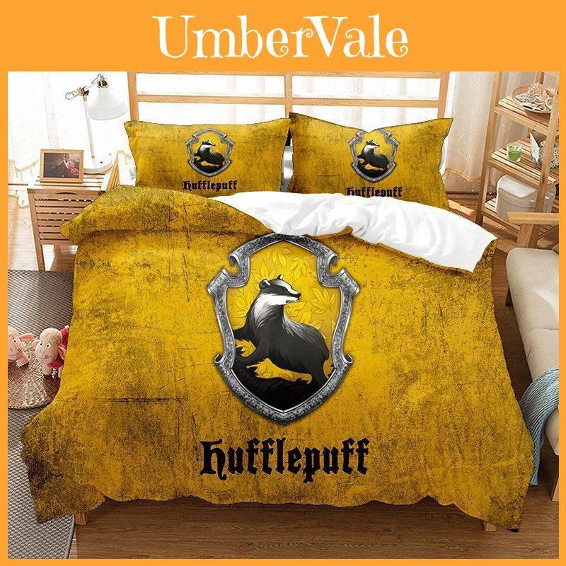 High Definition Digital Printed 3-piece Bed Sheet Set For Us Size Beds Modern Minimalist Style Bedding