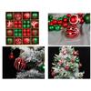 Christmas Ball Ornaments 44 Pcs Christmas Tree Decorations Set 2.4" 1.2" Shatterproof Colorful Plastic Balls for Holiday