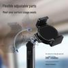Portable Foldable Travel Phone Holder with Mirror for Airplane & Train
