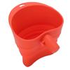 Flour Funnel for Stand Mixer Foldable Wide Opening Mixer Flour Funnel Attachment Silicone Red