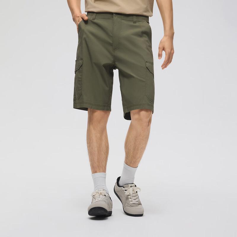 Lee Men's Classic Workwear Pocket Loose Straight Casual Shorts