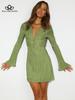 Woman Sexy Mesh Pleated Long Prom Dresses For Women Clothing Solid Color Beach Party Wear Midi Wrap Dress Street Outfit