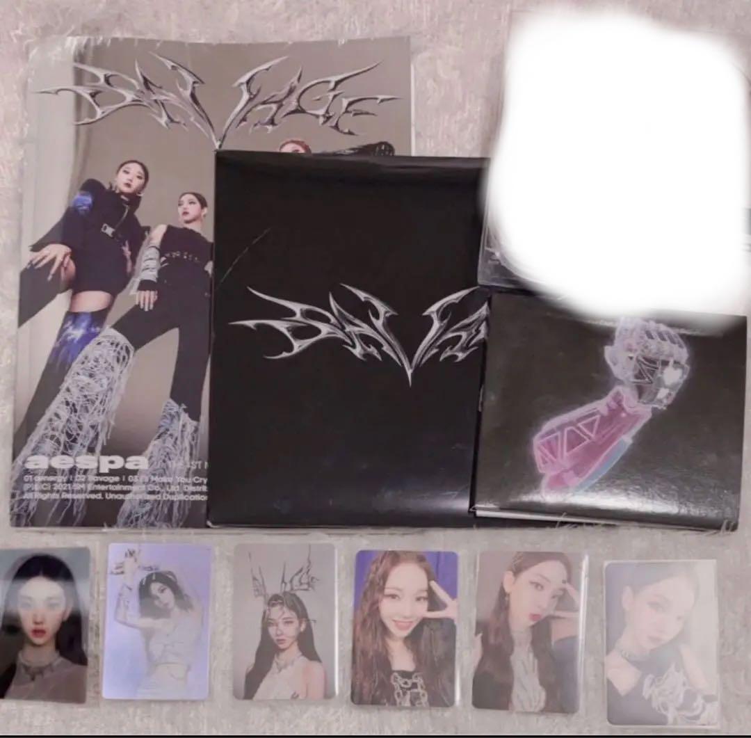

[USED] aespa savage album trading card carina
