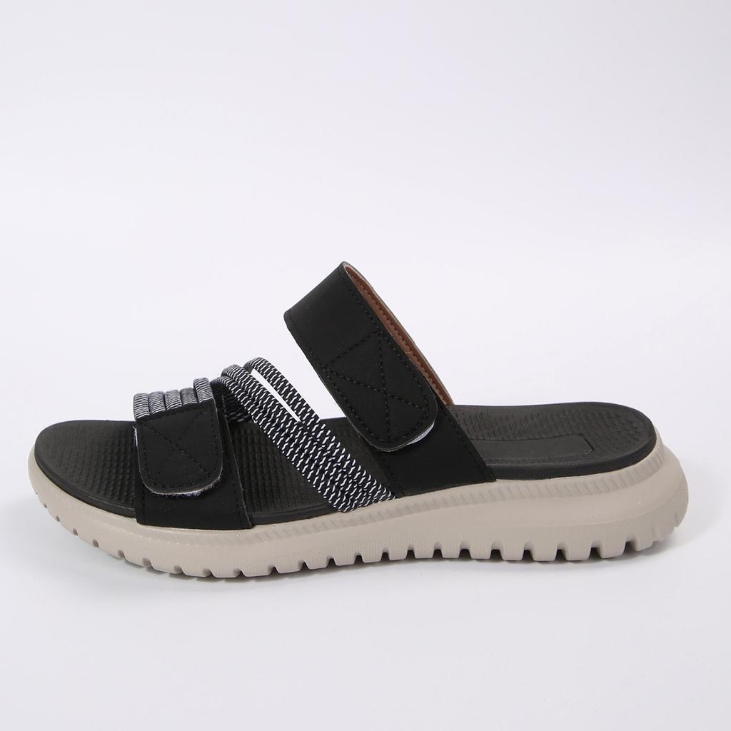Sandali Bassi a Infradito da Donna Taglie Forti, Scarpe Casual Moda con Lavorazione Intrecciata, Sandali Bassi Estivi a Fascia Singola per Donna