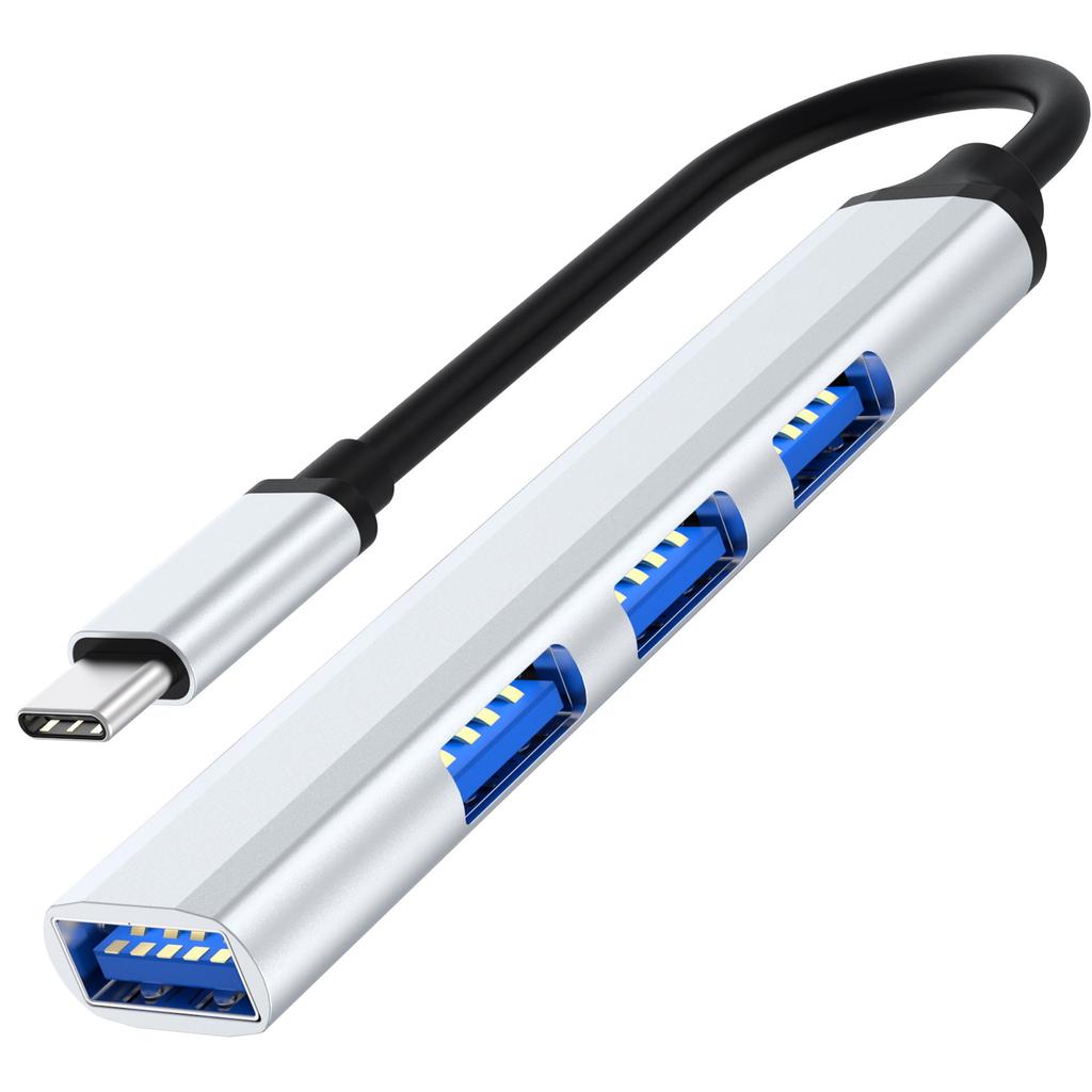 USB-C High-Speed 3.0 Hub: 4-Port Laptop-Erweiterungsdock