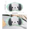 GHDVOP Pochacco Eye Mask, a Fun, Anime-inspired Sleep Mask Featuring a Cute, Fluffy Character. It Provides a Restful, Comfortable Sleep, Blocks Out Li