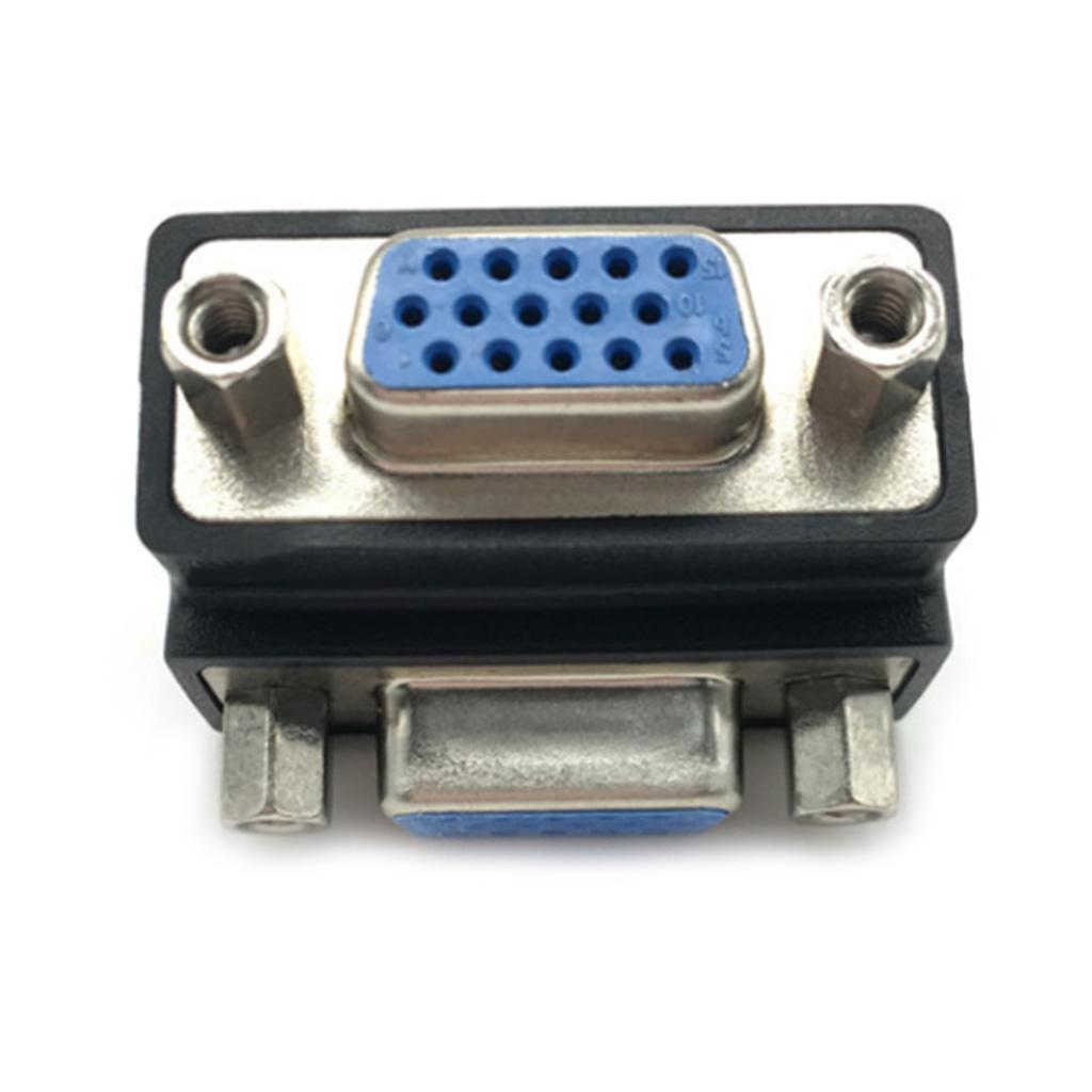 VGA Right Angle 15 Female to 15 Female 90° Adapter in Projectors LCD