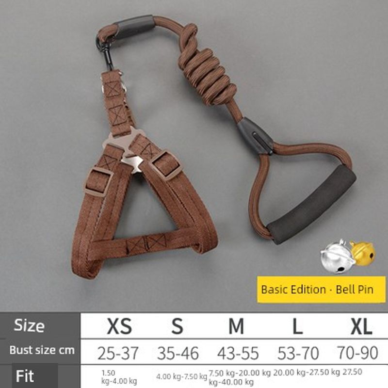 

Dog Hand Holding Rope Dog Chain Dog Leash Collar Strap Puppy Small and Medium Dogs Teddy Corgi Pet Supplies XS -1.50 kg-4.00 kg collection first Brown