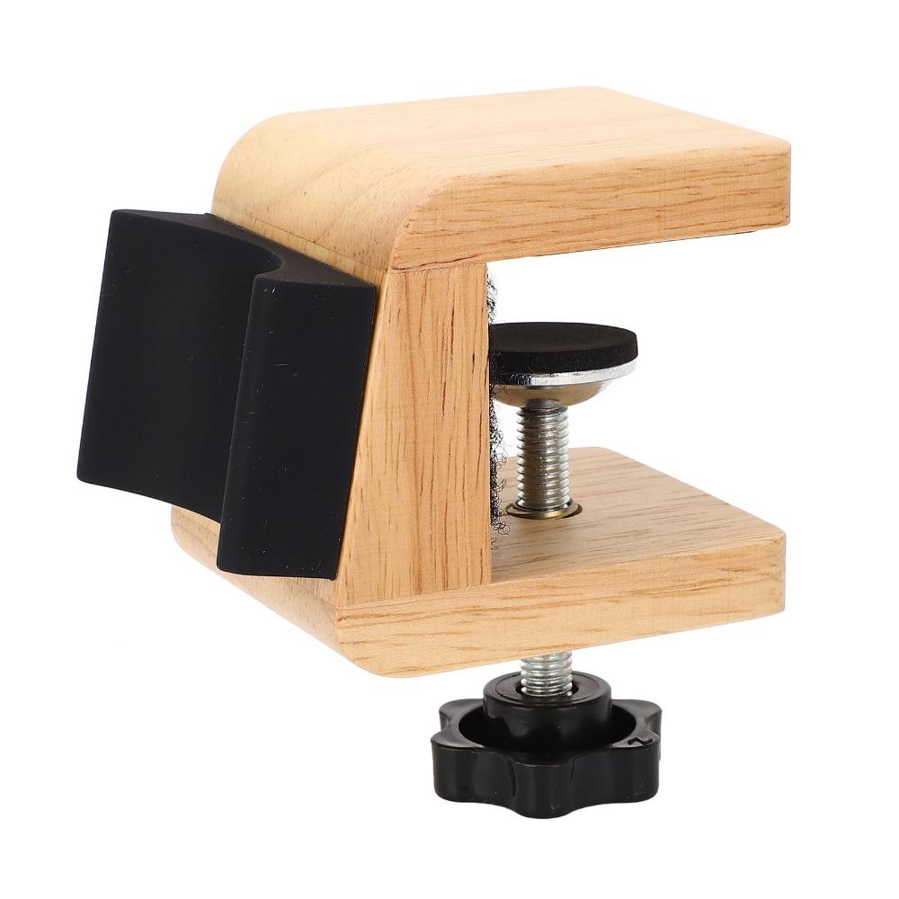 Black+Wood color Guitar Neck Rest Adjustable Clamp Table Clamp Guitar Stand  For Guitar
