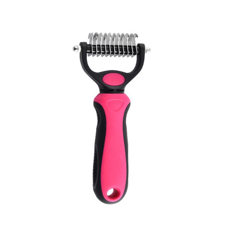 Pet Grooming Comb for Cats And Dogs One Click Pet Hair Remover Comb Removes Loose Fur Fast Cat Hair Remover for All BreedsProfes