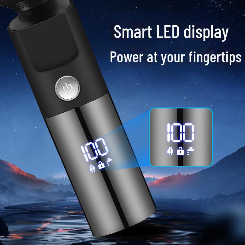 Aparat de bărbierit electric inteligent Cross-Border pentru bărbați: Cap plutitor cu trei lame, reîncărcabil prin USB, complet lavabil.