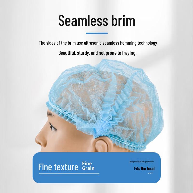 Disposable Non-woven Hair Net Chef Hat