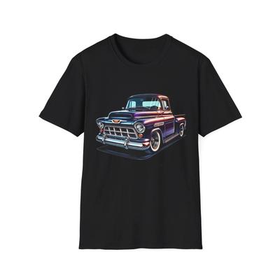 1956 Chevy Pickup T-Shirt Classic Truck Hot Rod Custom Vintage Car Graphic Tee