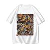 2026 summer New Gundam pattern Warrior Loose trend Short Sleeve pure cottonTshirt  Pure Cotton Round Neck TopTrendy soft shirt