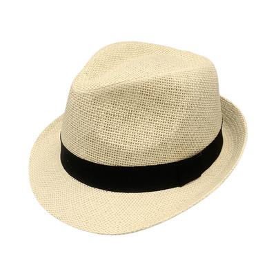 Sun Hat Women'S Sun Protection British Retro Paper Cloth Straw Hat Panama Hat