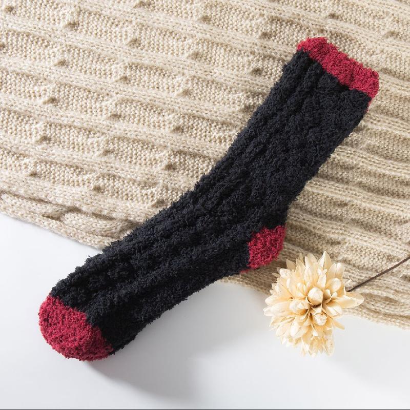 Șosete Drăguțe Desen Animat Femei Toamnă Iarnă Groase Calde de Podea Dormit Șosete Coral Velvet Termice Lolita Kawaii Șosete Cadouri de Crăciun