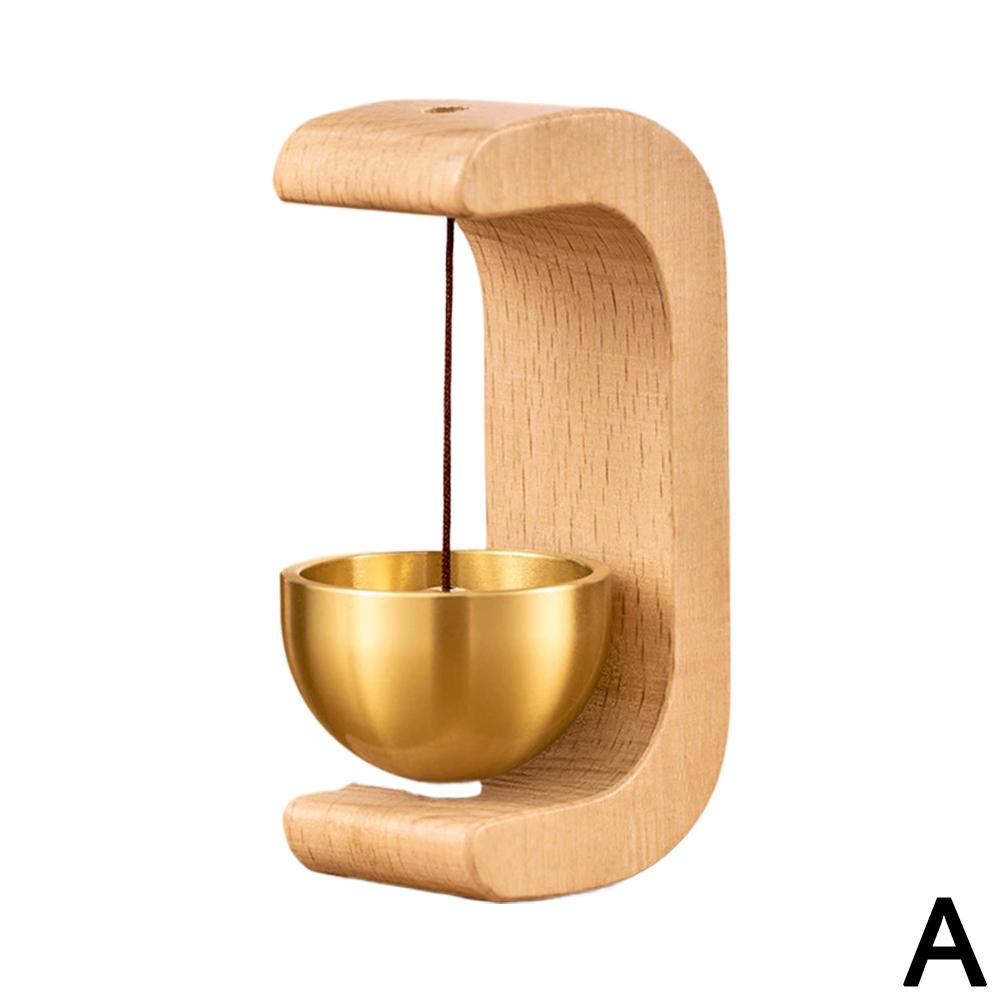 Door Bell Wooden Wind Chimes Wireless Doorbell Entrance Door Bell Decorative Wind Bell for Home Opening Home Decoration