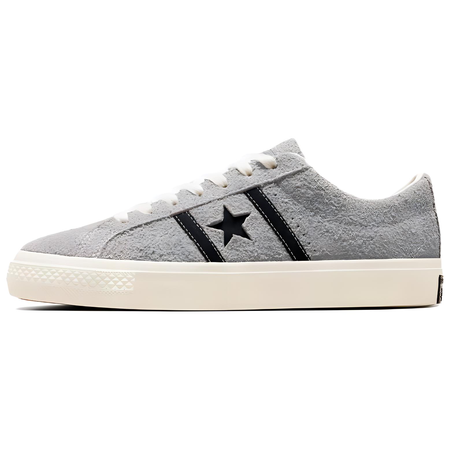 

Converse One Star Academy Pro Suede Totally Neutral Черные кроссовки унисекс Серая цапля A07619C 35.5