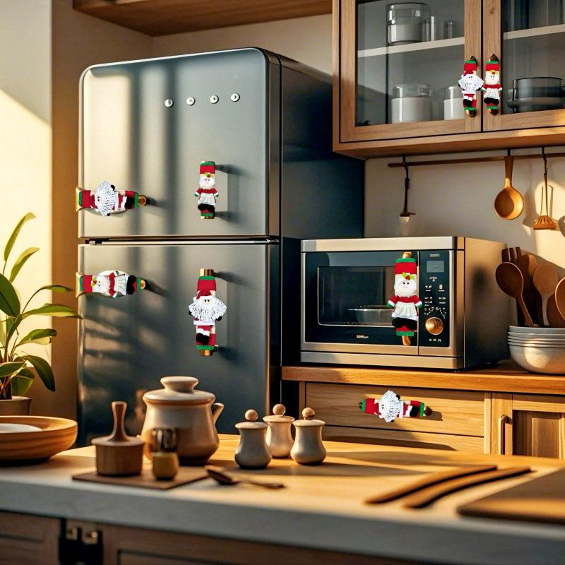 Christmas Refrigerator Handle Cover and Ornament