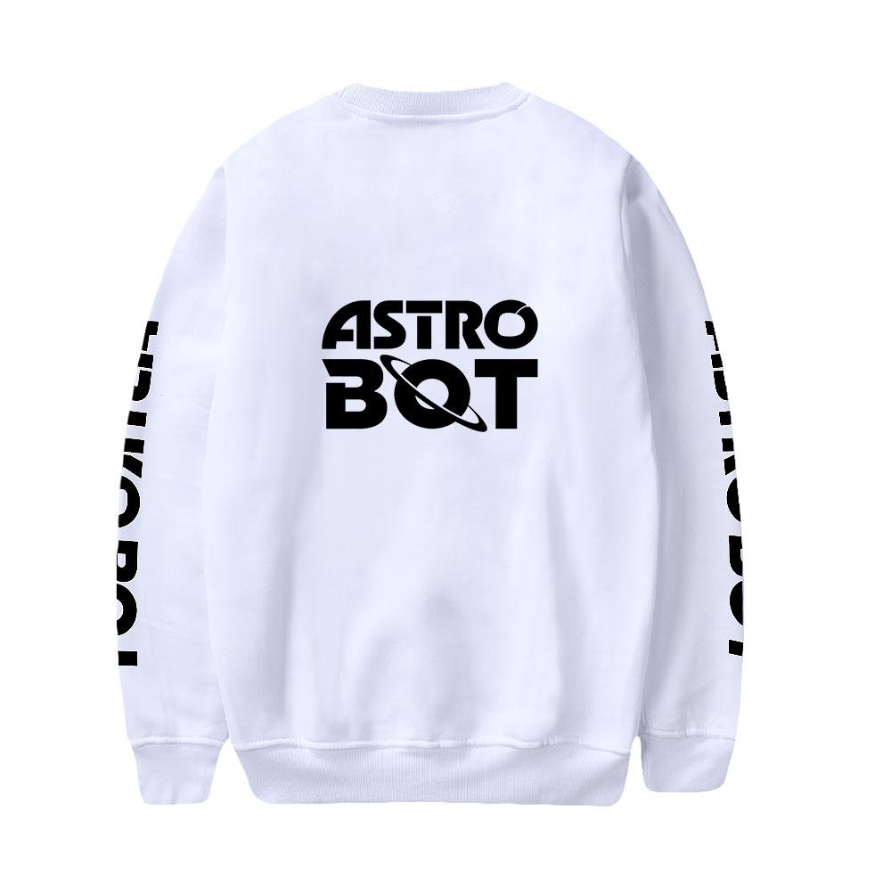Women Men's Astro Bot Print Hoodies Round Neck Hooded Sweatshirts Man Pullover Male Top Streetwear Outdoor Tracksuit