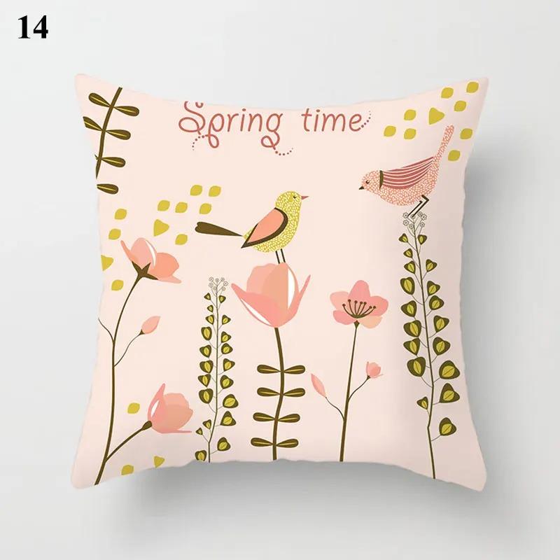Dandelion Print Pattern Pillowcase Car Ornaments Living Room Office Home Pillowcase