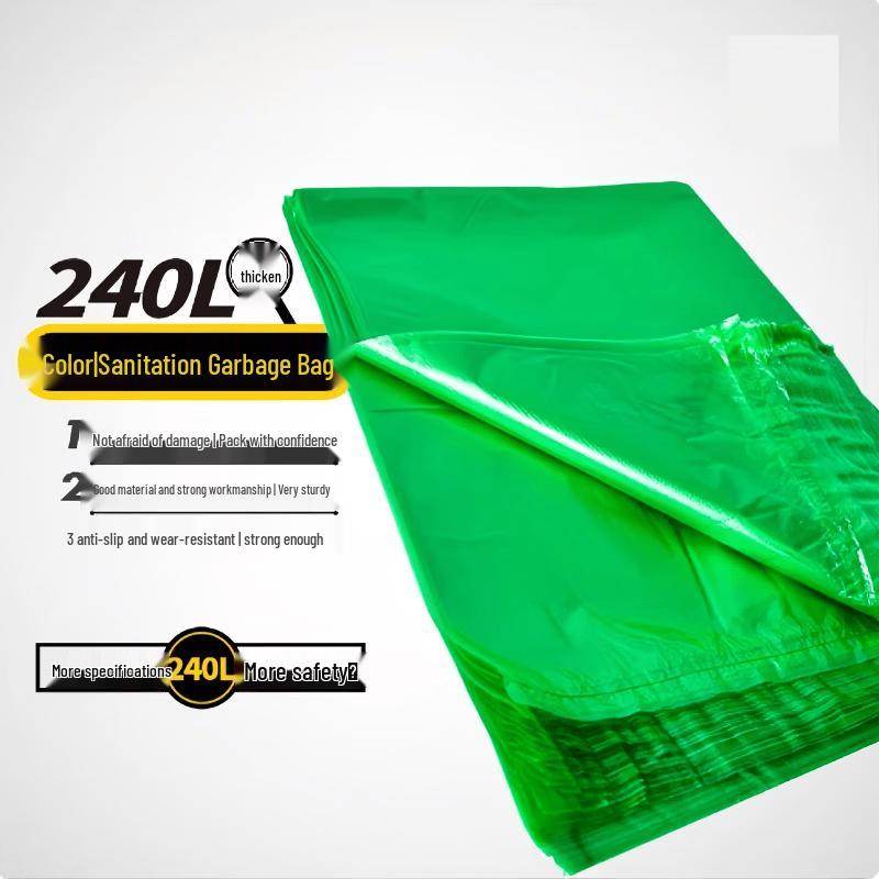 Jiebanggda Large Green Garbage Bags