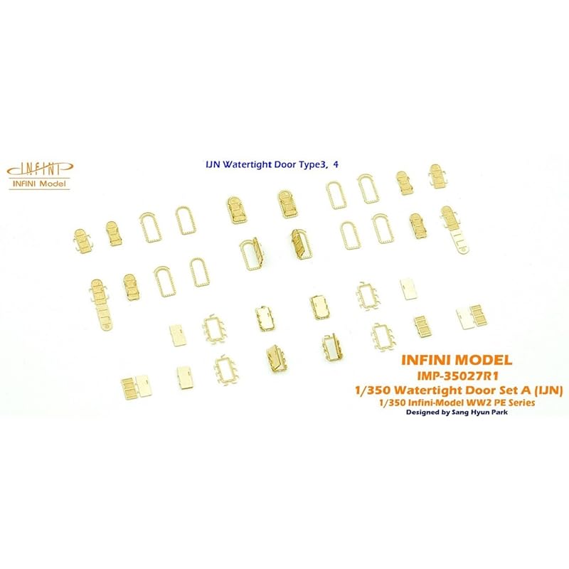infini model 1/350 IMP series Japanese navy watertight door Etched parts for ships parts for plastic models IMP3527