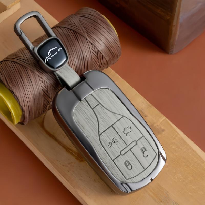 Aesthetic Wooden Pattern Key Cover Suitable For Maserati Ghibli Levante Quattroporte 2014-2024 Accessories