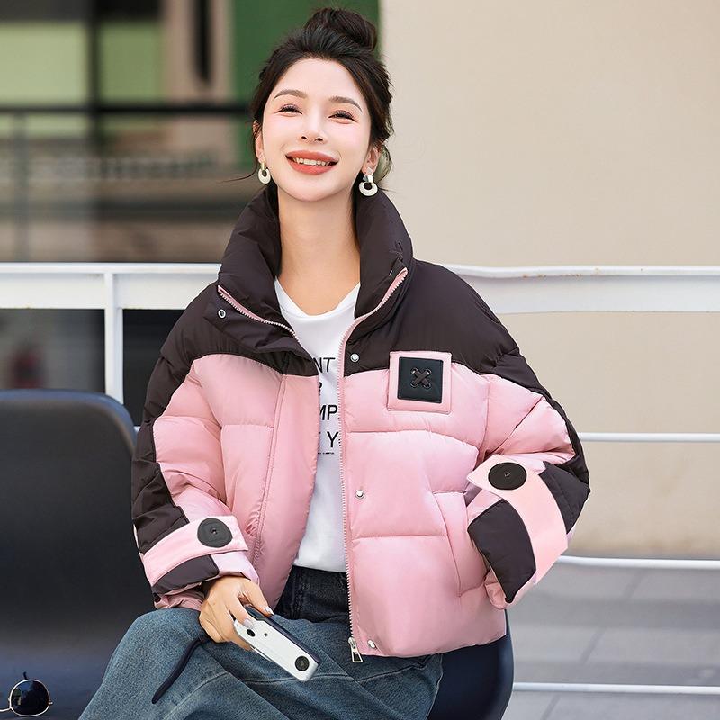 New Women's Winter Short Down Cotton Clothes Fashion Design Sense Loose Thickened Warm Jacket Tide