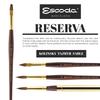 Escoda Reservoir 1212 Series Artist Watercolor Short Size Round Brush, Handle, 0,