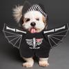 Halloween Bat Style Puppy Dog Costume Polyester Wear-Resistant Halloween Dog Clothes Party Outfit Adorable Pet Costume