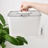 Plastic Storage Box 2 Tier Compartment Multifunctional Makeup Cosmetic Tolietry