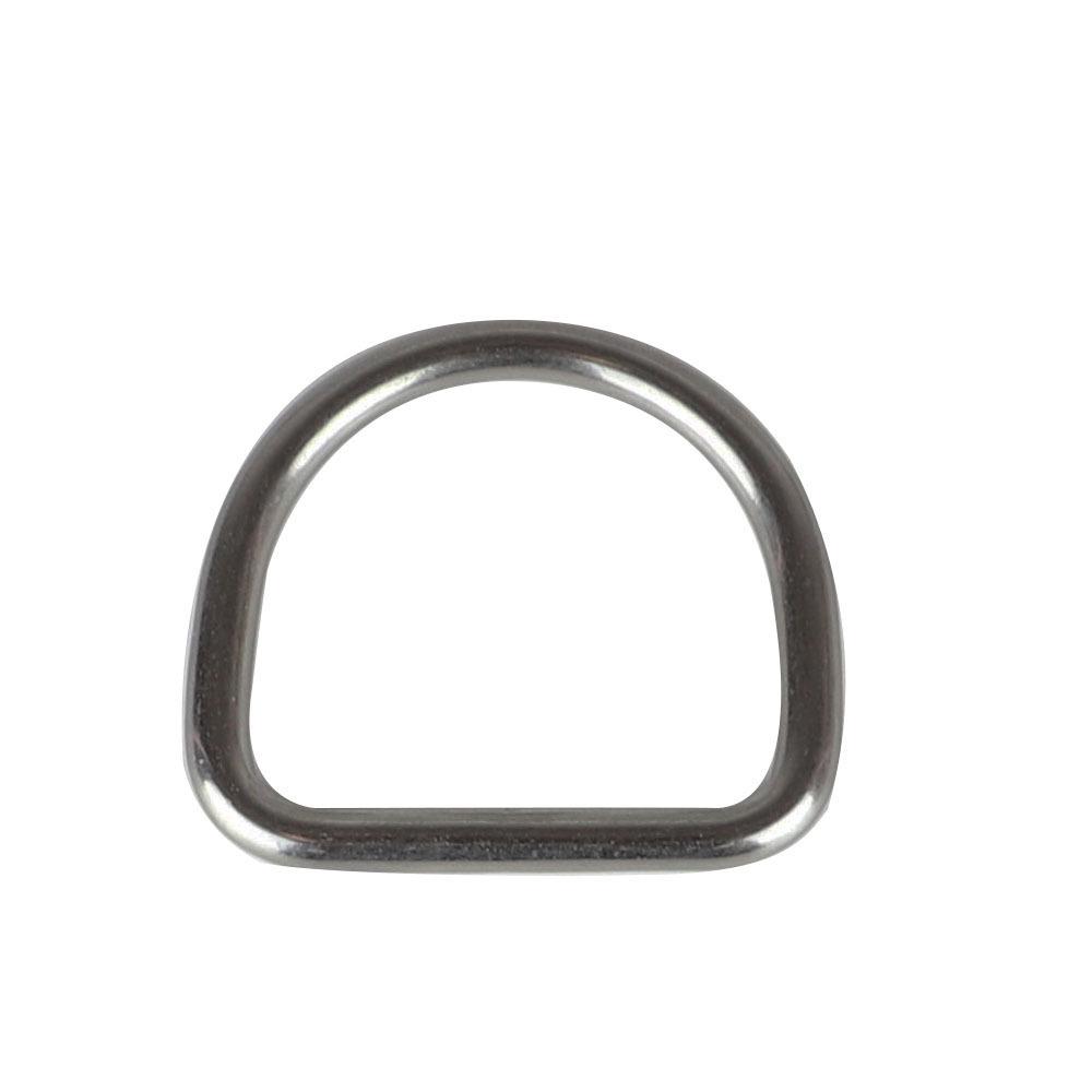 304 Stainless Steel D-Ring Bag Buckle - Semicircular Metal Webbing Accessory