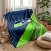 Seattle Seahawks Flannel Fleece Blanket Cozy Warm Throw Blanket For Couch Bed Travel All Season Use