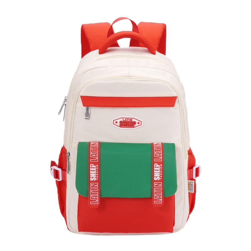 School bag Elementary school student Female junior high school student High school student Fashion simple burden reduction Lightweight backpack