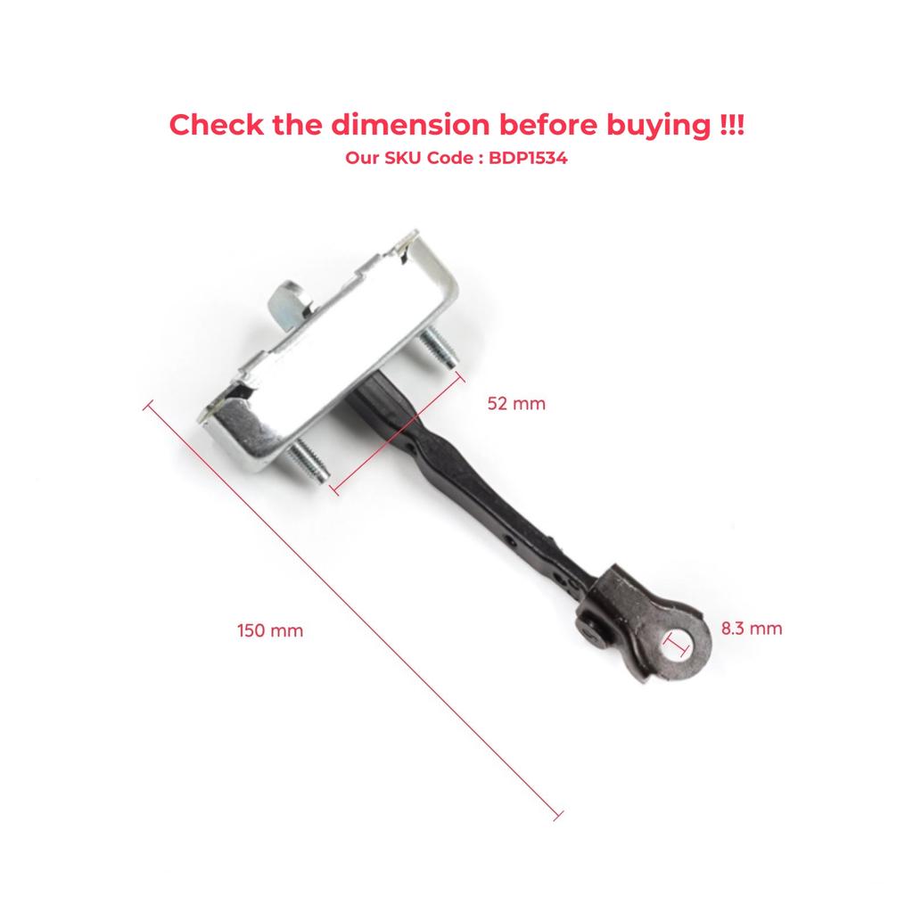 EDP1534 Rear Door Stop Check Assy Limiter Strap for Toyota Corolla MK10 E15 2006-2013 6863002130