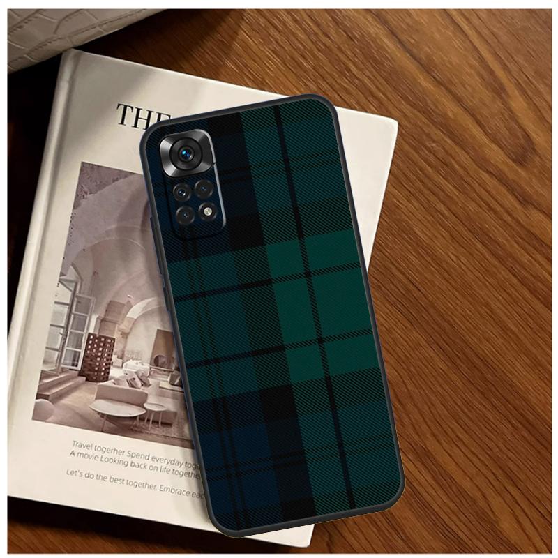 Buffalo Plaid Pattern Case For Xiaomi Redmi Note 14 13 9 10 11 12 15 Pro Plus Cover For Redmi 15 C 13C 12C 10C 14C