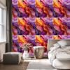 Ink Violet, Red and Purple Wallpaper for Living Room and Bedroom 50x1000