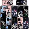 Phone Case for Samsung Galaxy S25 S23 S22 S21 S10 S24 Ultra FE A05 A06 A15 A16 A36 A37 A35 A54 A55 A56 A57 A25 A26 A53 A17 Cartoon Black Butler Cover