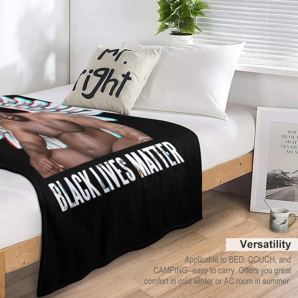 Barry Wood Wackelkopf Überwurfdecke Schwere Decke Flanelldecke Vintage-Decke