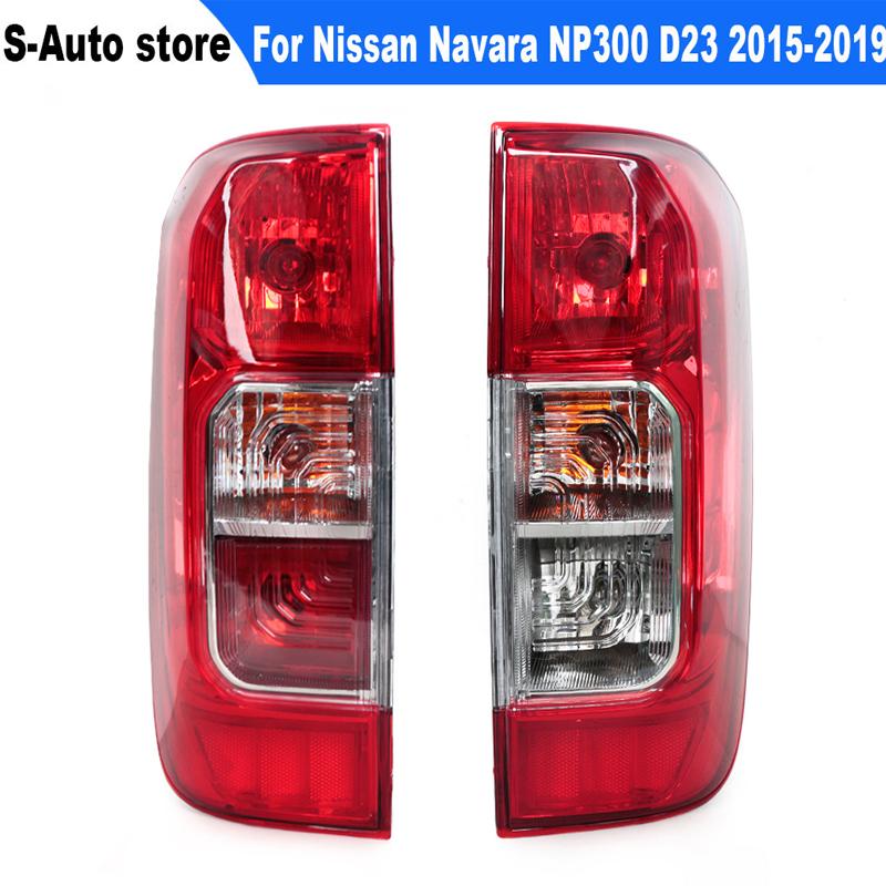 Auto Rückleuchte Rot Farbe Links/Rechts LHD Rückscheinwerfer Einheit OHNE Glühbirnen und Kabel Für Nissan Navara NP300 D23 2015-