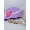 New hand knitted funny woolen hat long horn lace clown pullover hat