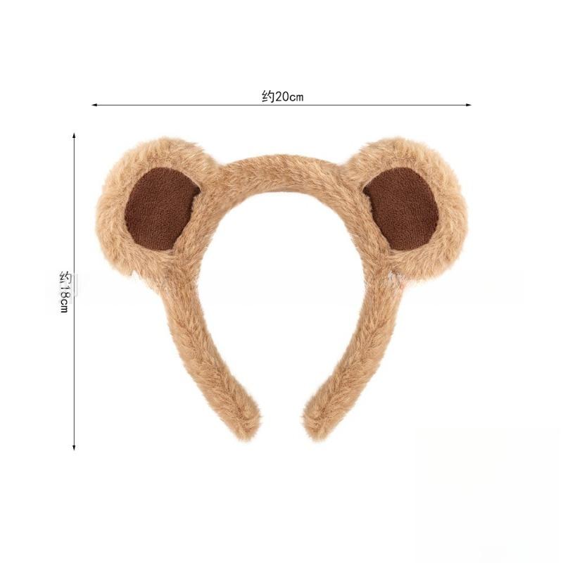 

Cute Bear Ear Animal Clothing Children s Adult Party Role-playing Accessories Wash Face Apply Facial Mask Special Hair Band