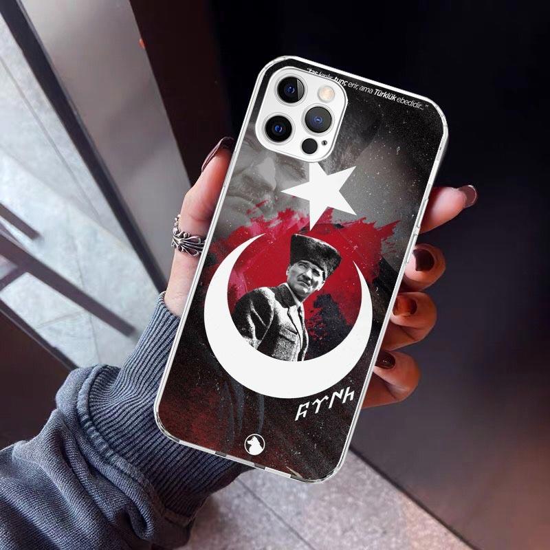 Turkey Turkish Flag Phone Case For iPhone 17 Air 11 13 Mini 14 15 Plus 16 12 Pro Max 16E SE 7 8 Pattern Soft TPU Back Cover 17