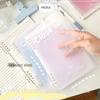 Kawaii-Notizbuch mit horizontalen Linien