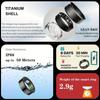 Stainless Steel Smart Ring Fitness & Sleep Tracker