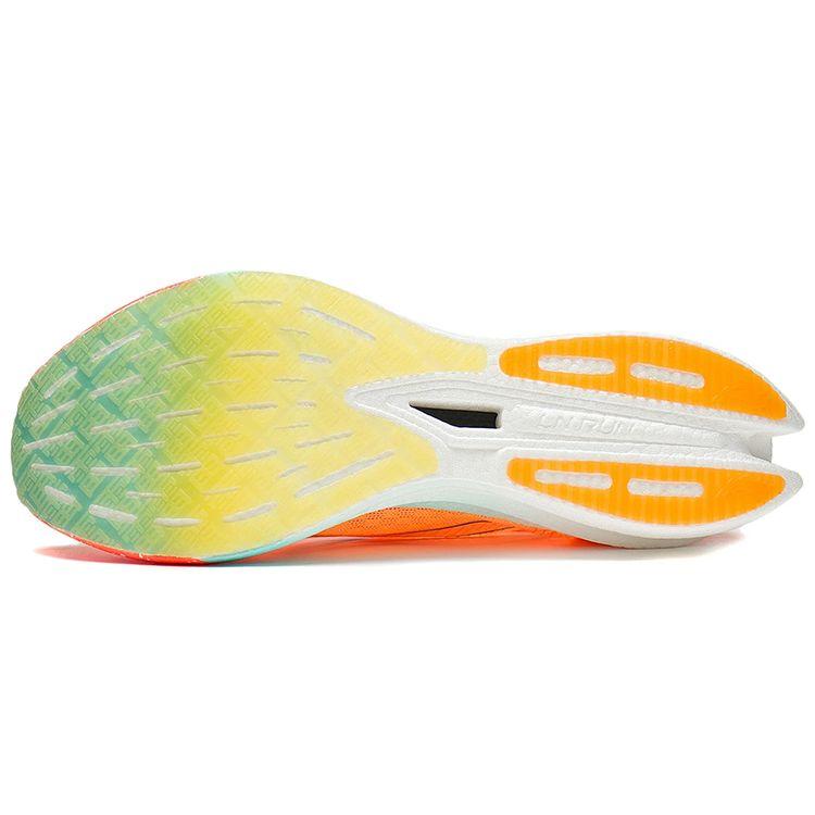 Li Ning Feidian 2.0 Elite One-Piece Woven High-Speed Running Shoes Men Sneakers Fluorescent-Orange ARMS019-3